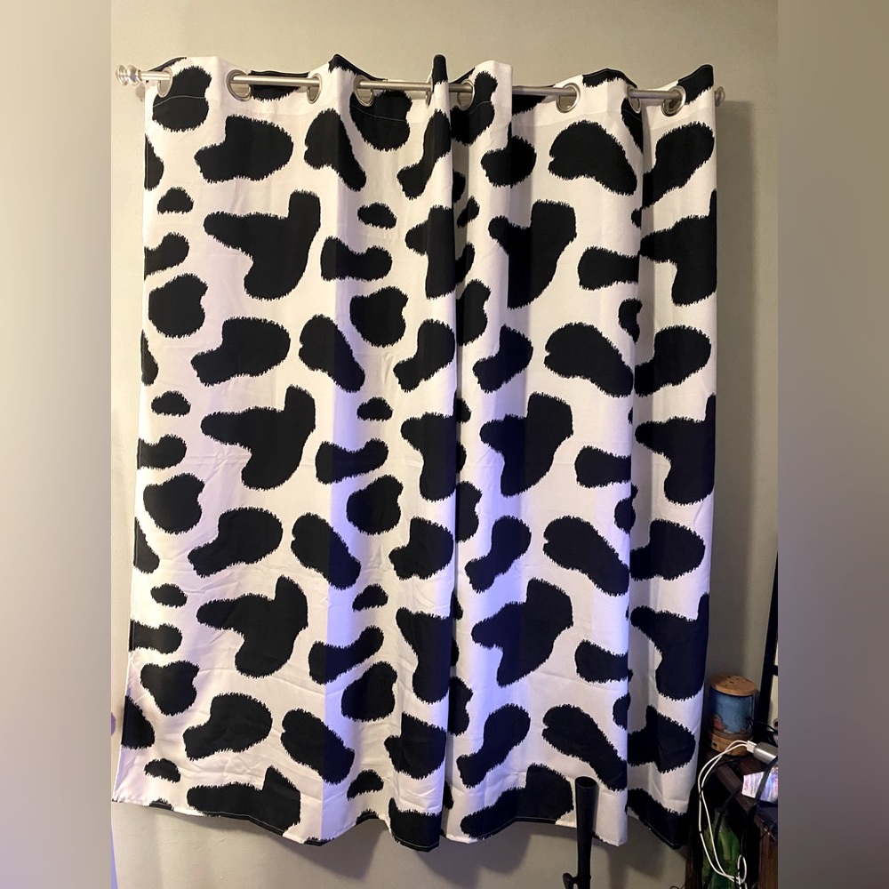 Possta Decor Cow Print Curtians